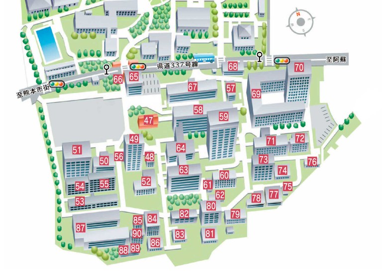 黒髪南地区MAP-2 黒髪南地区MAP-2