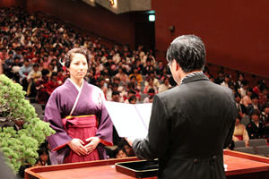 学位記・修了証書授与