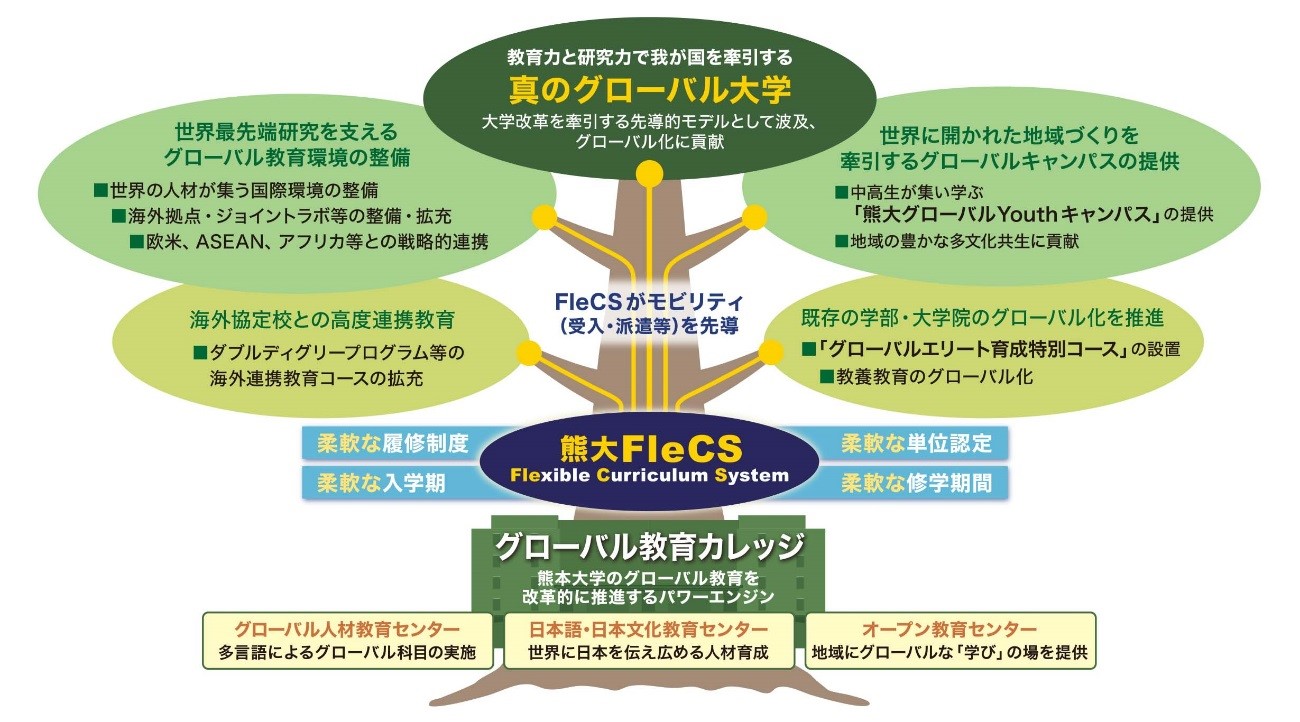 グローバル教育カレッジ概要図