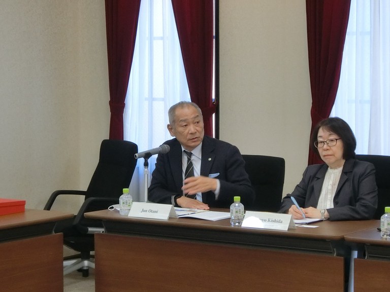 20241111-3prensentation from VP Otani.JPG